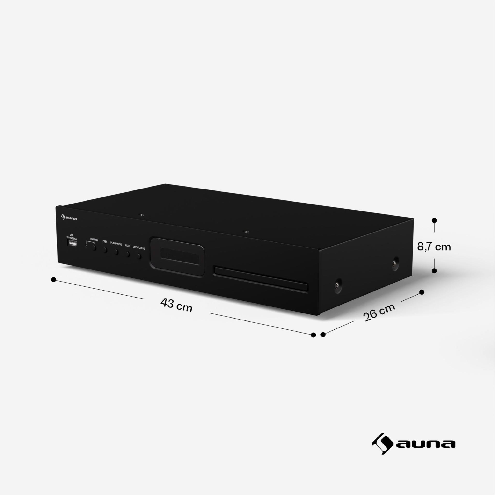 Музичний CD-програвач Auna Art22 (10045435) - фото 5 Музичний CD-програвач Auna Art22 (10045435) - фото 5