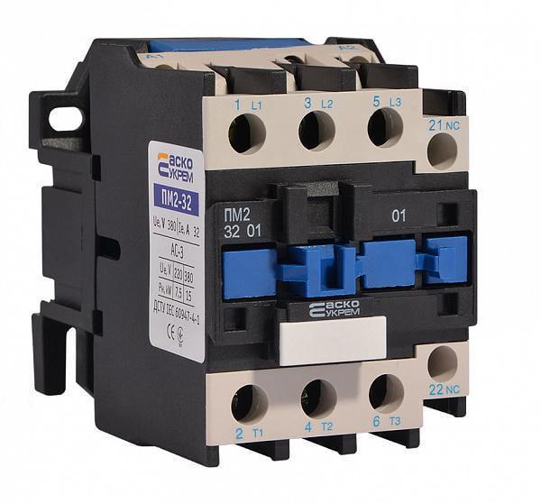 Контактор-пускатель АСКО-Укрем ПМ 2-32-01 B7 LC1-D3201 32А 24 B 1NC (A0040010120)
