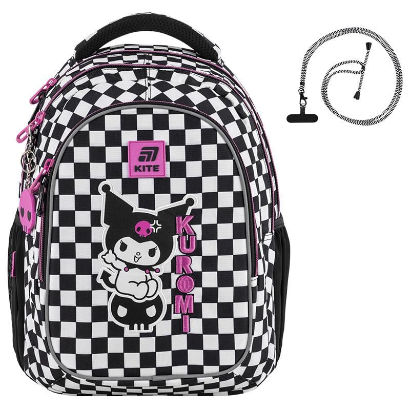 Рюкзак KITE teens котик Kuromi 40 см (HK25-8001M)