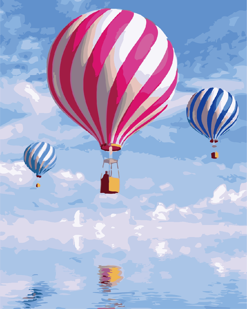 Картина по номерам Brushme H625 Шары цвета карамели 40х50 см (1563784250)