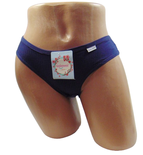 Трусы женские Kokowei 2343 в рубчик 2XL Синий (2174503167) Трусы женские Kokowei 2343 в рубчик 2XL Синий (2174503167)