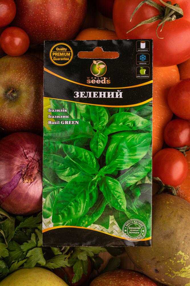 Семена World of Seeds Базилик Зеленый 0,1 г (227643)