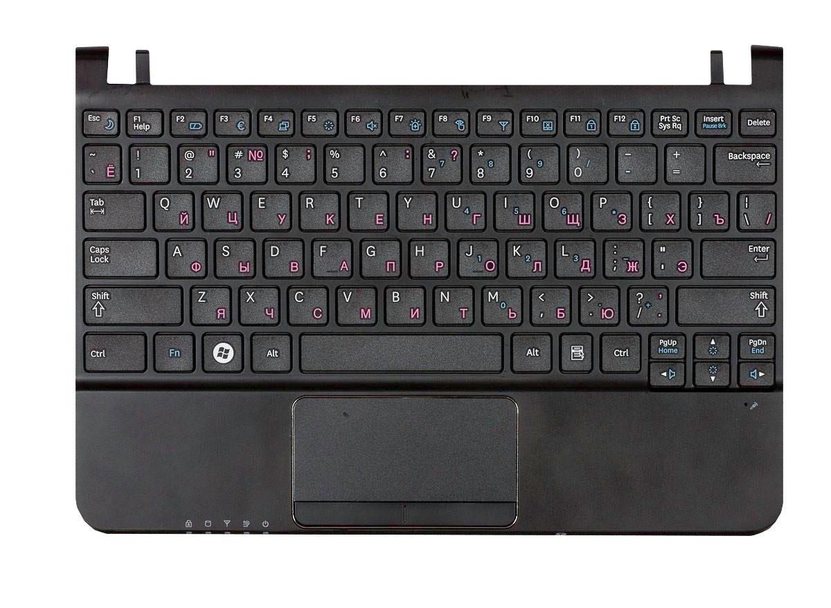 Клавиатура для ноутбука Samsung NC110 Black TopCase Black