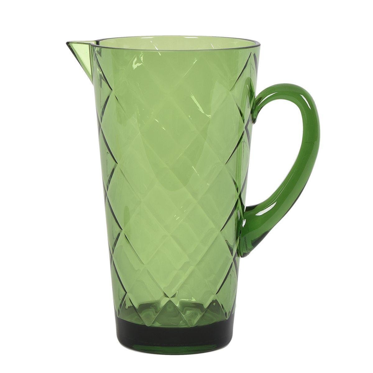 Кувшин Certified International Алмазные грани из акрилового стекла 2,1 л Зеленый (20437) - фото 6