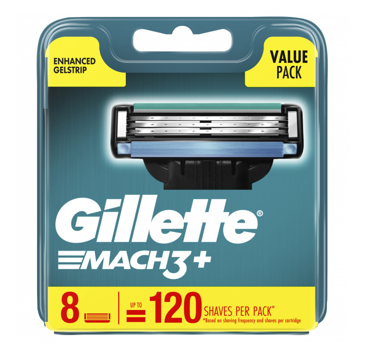 Картриджи для бритья GILLETTE Mach 3+ 8 шт. (37023093)