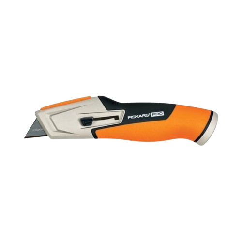 Нож с подачей лезвий Fiskars Pro CarbonMax из стали Оранжевый (1027223)