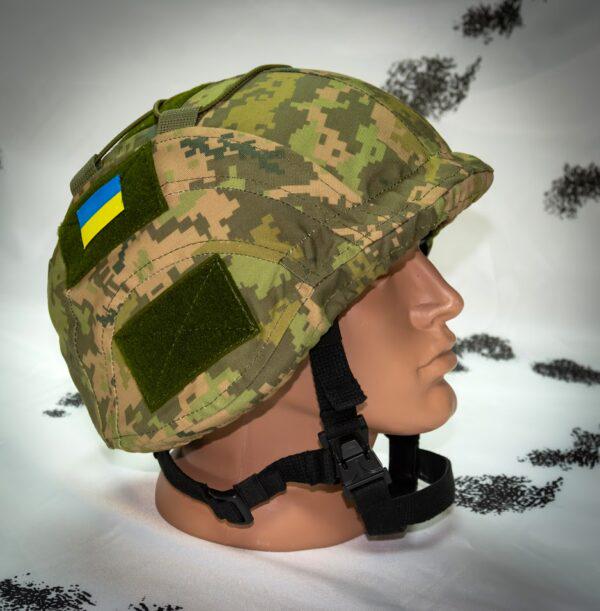 Кавер на шолом з козирком Kirasa Ballistic Helmet KC-HM001 S-M Мультикам (KI605) - фото 4