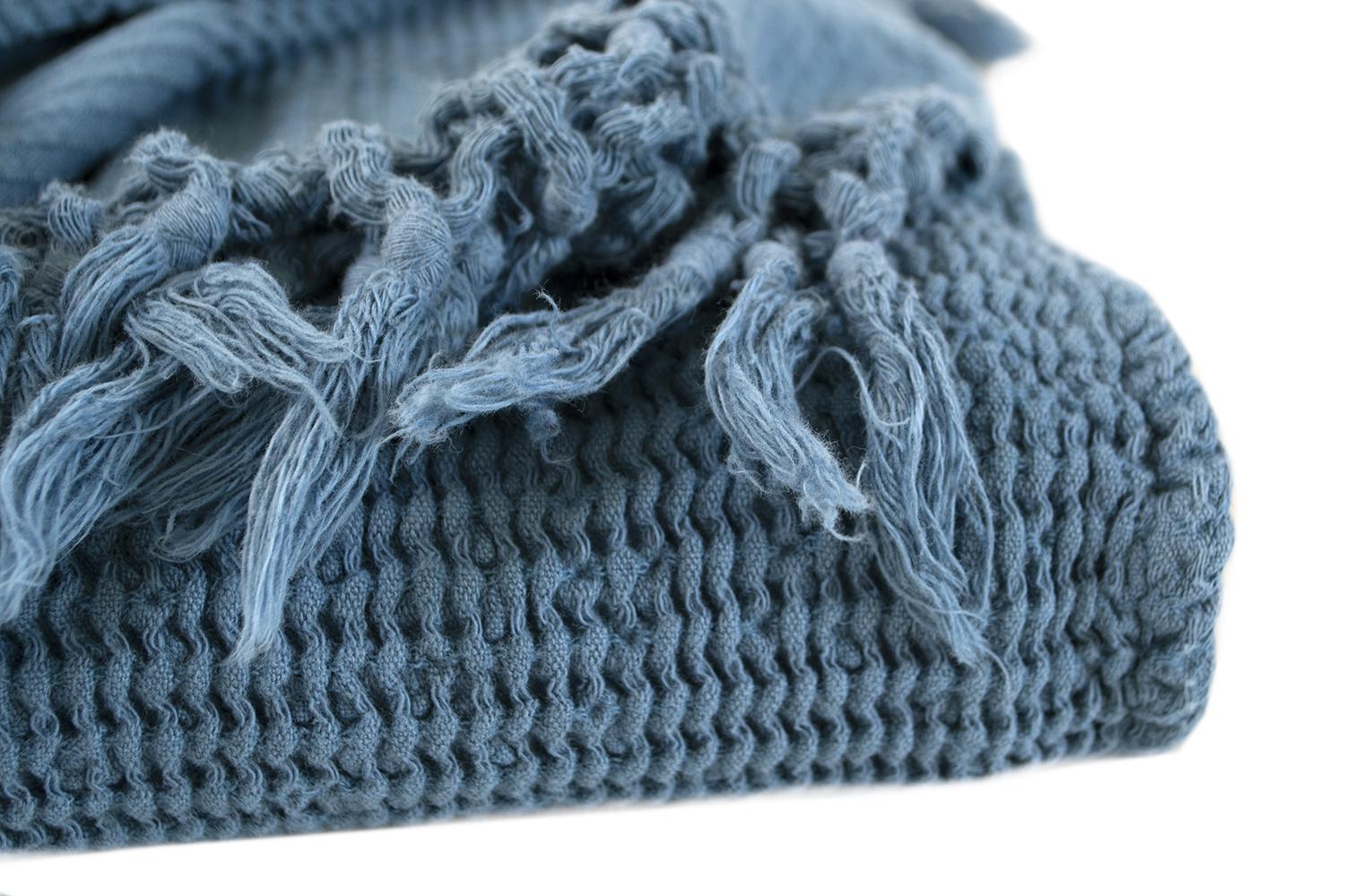 Плед Lotus Home Rius 130x170 см Петроль (svt-2000022331326) - фото 3