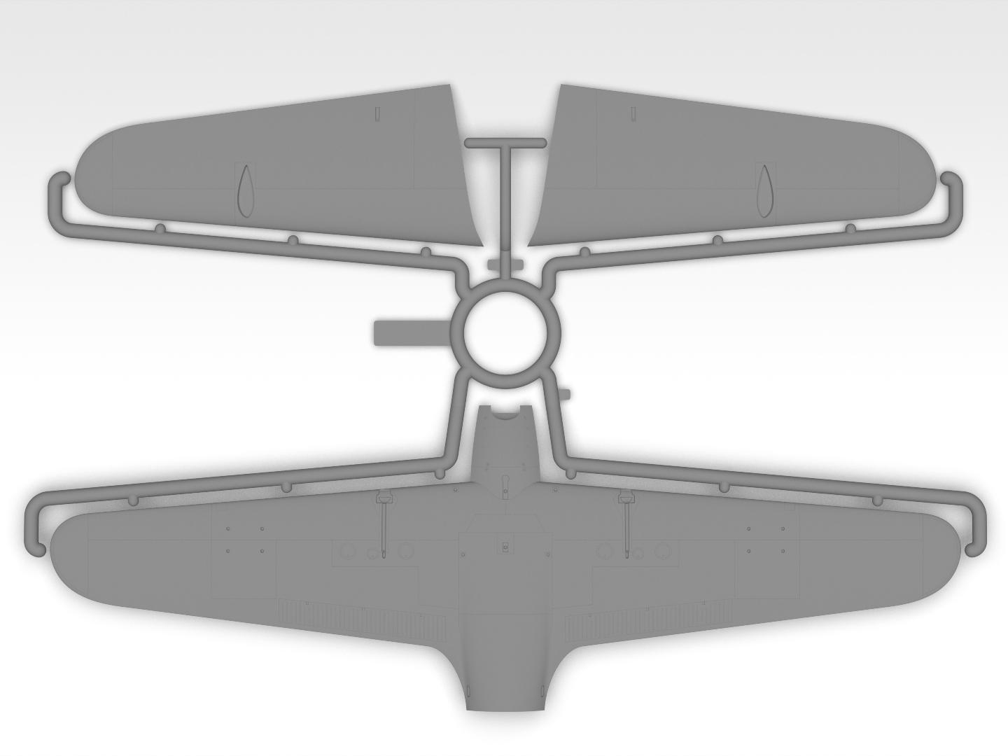 Сборная модель ICM Hs 123A-1 позднего выпуска Немецкий штурмовик 2 СВ (32015) - фото 15 Сборная модель ICM Hs 123A-1 позднего выпуска Немецкий штурмовик 2 СВ (32015) - фото 15