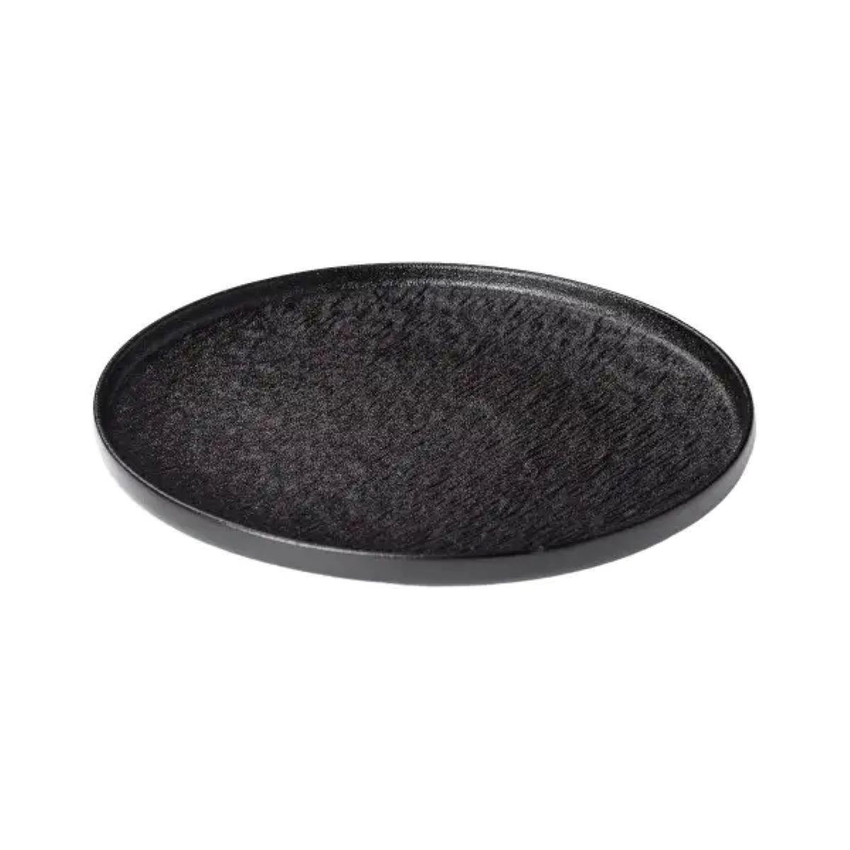 Тарілка керамічна плоска HP-7-735 25 см Чорний (A-033220) - фото 2