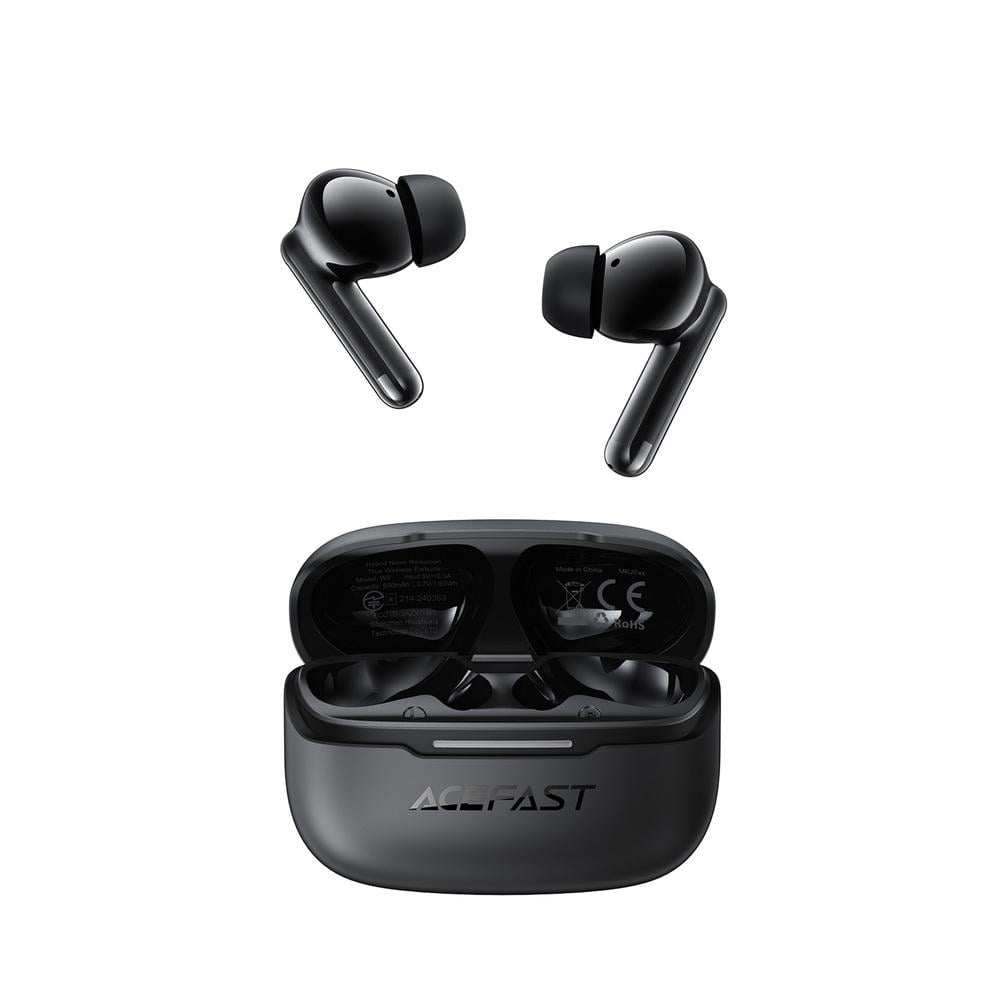 Навушники бездротові TWS ACEFAST W5 Hybrid ANC IPX4 Black (6974316285373)