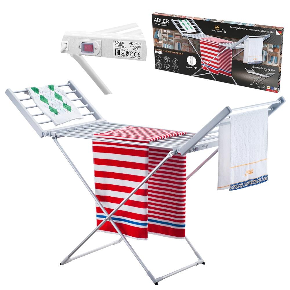 Сушарка для одягу Adler AD 7821е лектрична (30291399) - фото 12 Сушарка для одягу Adler AD 7821е лектрична (30291399) - фото 12