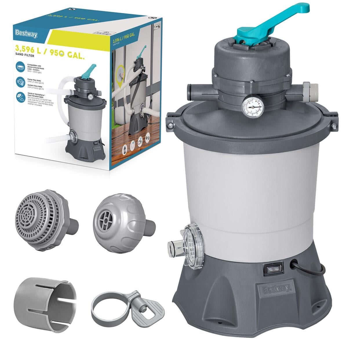 Фильтр-насос песочный для бассейнов, Bestway Flowclear 58515 3596 л/ч