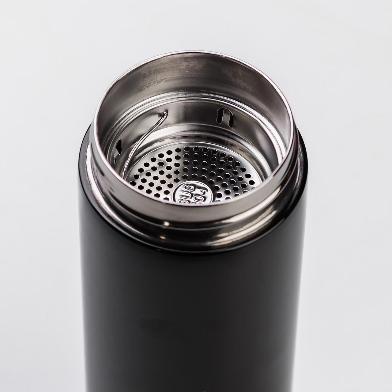 Термос с датчиком температуры 530 мл Черный (2431236506) - фото 4