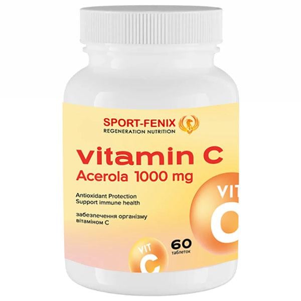 Витамин C для спорта Sport-Fenix ​​Vitamin C-1000 Acerola 1000 мг 60 табл. (000026627)