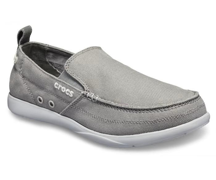 Слипоны Crocs Walu р. M11/EUR 45-46 Slate Grey/Light grey (8568129) - фото 3