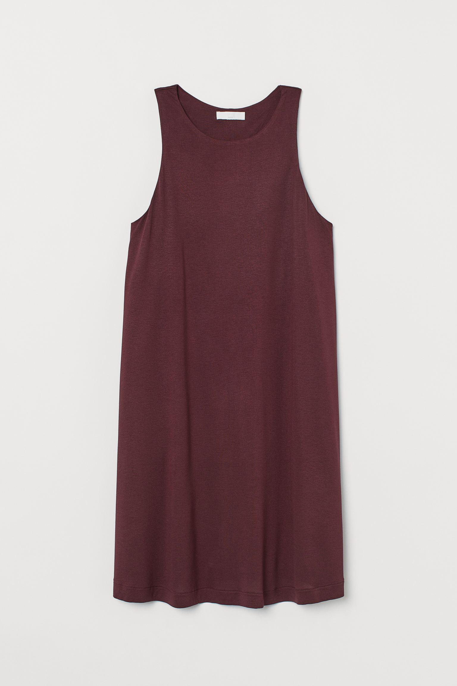 Платье H&M M Темно-бордовый (1702629381)