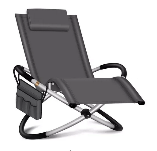 Шезлонг KESSER 180 кг 174x78 см Антрацит
