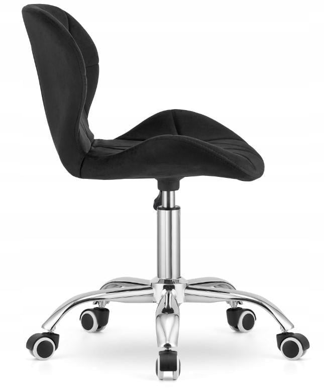 Крісло офісне комп'ютерне на колесах Bonro BN-531 велюр Чорний (4429) - фото 7 Крісло офісне комп'ютерне на колесах Bonro BN-531 велюр Чорний (4429) - фото 7