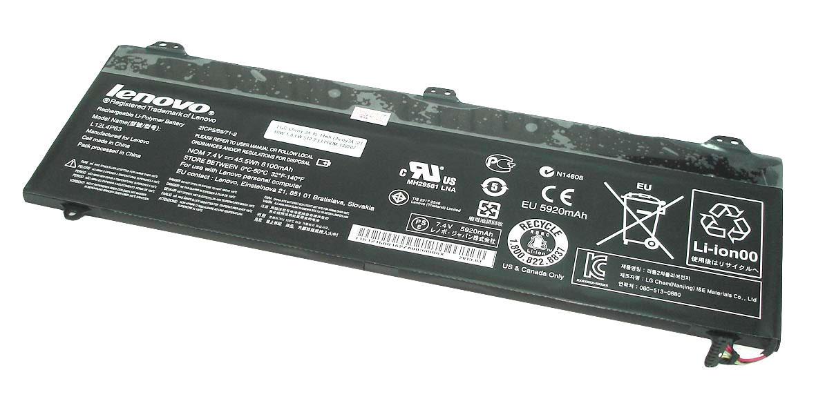 Аккумулятор для ноутбука Lenovo L12L4P63 IdeaPad U330p 7,4 V 5920 mAh (018897)