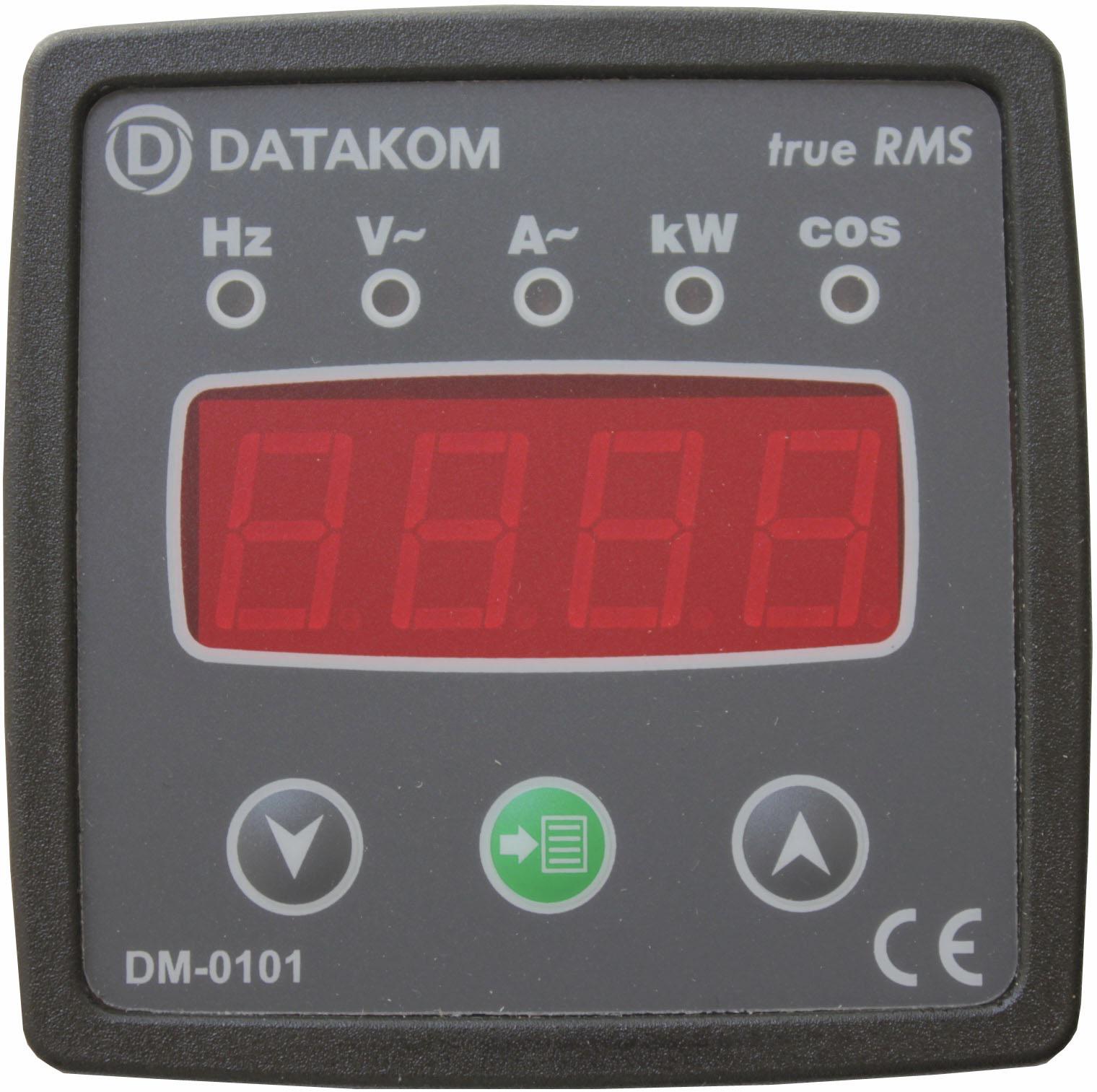 Мультиметр Datakom DM-0101 1 фаза 72x72 мм