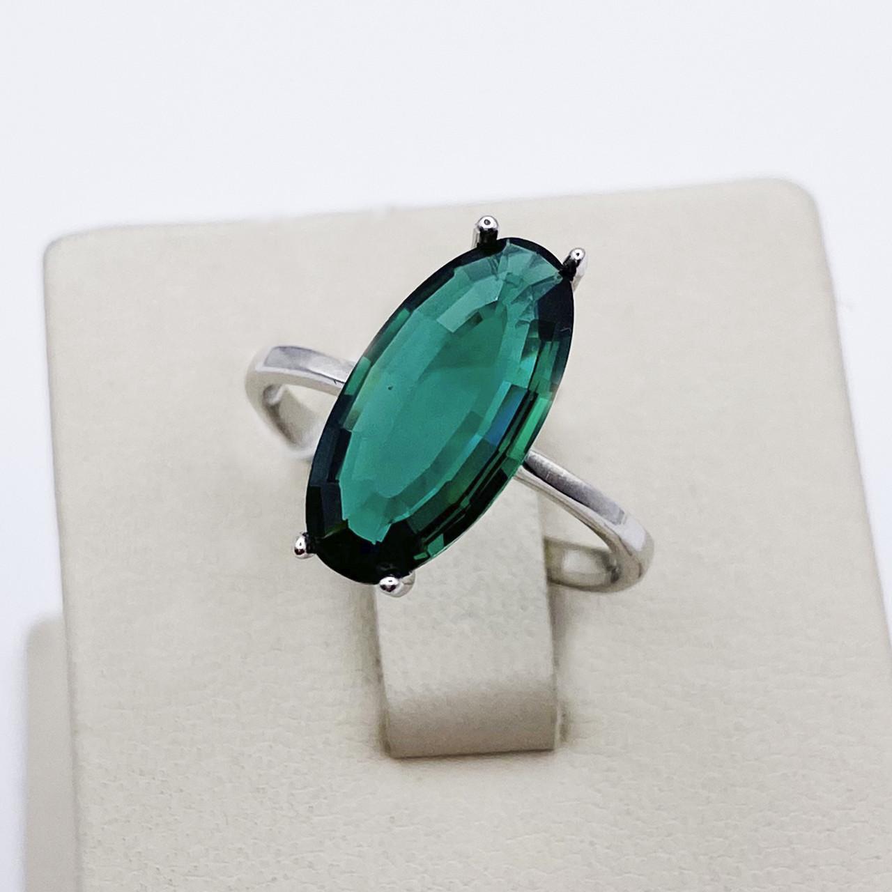 Кольцо серебряное с изумрудом р. 17,5 2,46 г (1893458763) Кольцо серебряное с изумрудом р. 17,5 2,46 г (1893458763)