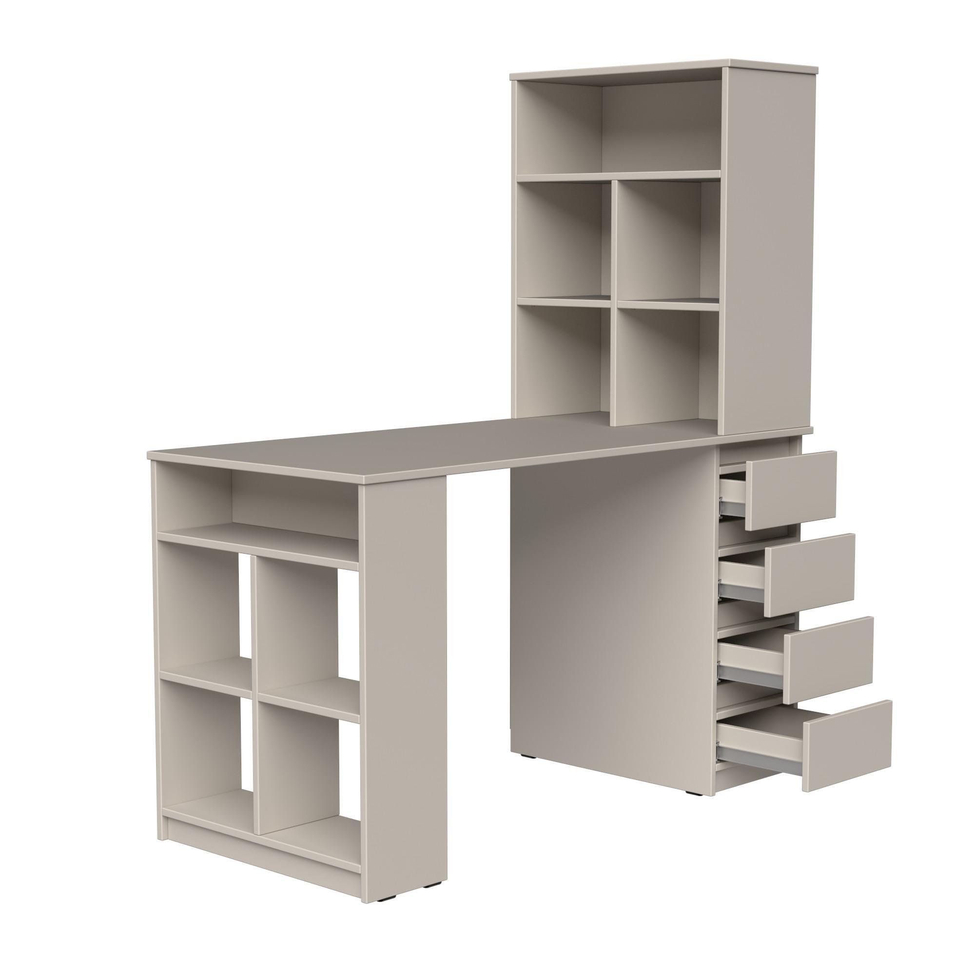 Стіл письмовий СП10 4Я SENAM 1500х1400х600 мм ДСП Кашемір - фото 4 Стіл письмовий СП10 4Я SENAM 1500х1400х600 мм ДСП Кашемір - фото 4