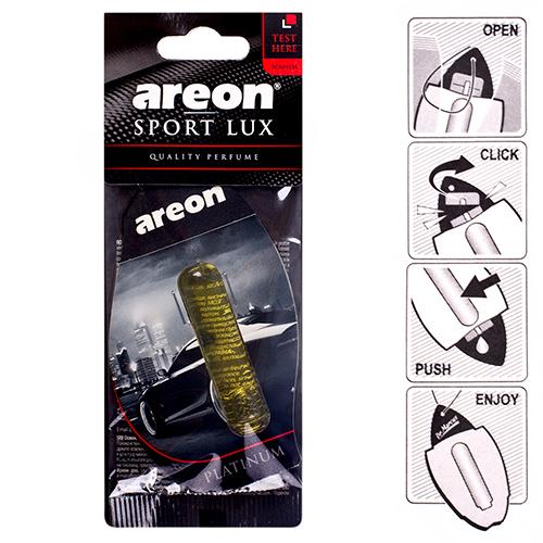 Освежитель воздуха жидкий листик Areon SPORT Lux Platinum 5 мл (LX03) - фото 3