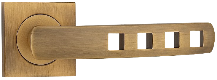 Дверная ручка на розетке Siba KUBIKA Кофейный матовый (Z28 0 85 85)