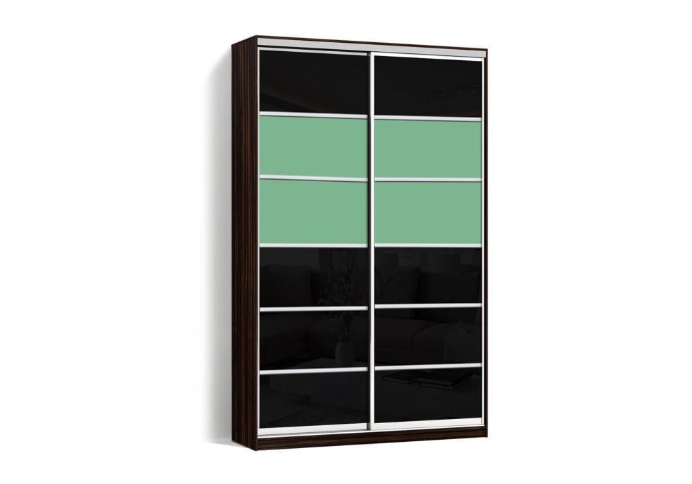 Шафа-купе Luхe 2 двері Скло тонованне/Скло тонованне 106-106 CLS-II 1200х2400х600 мм Венге (33174)
