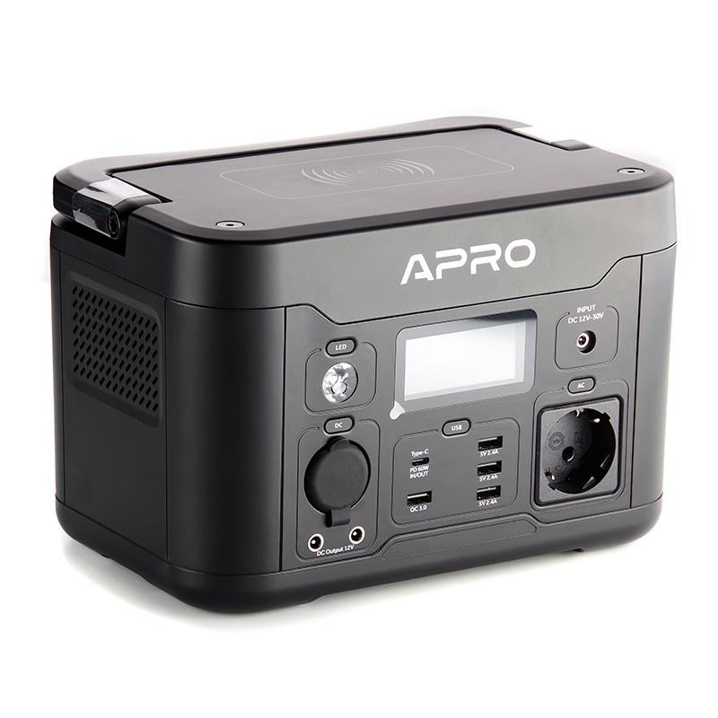 Зарядная станция Apro PS-500 220 В 500 Вт 515 Вт/ч с беспроводной зарядкой (852054) - фото 3