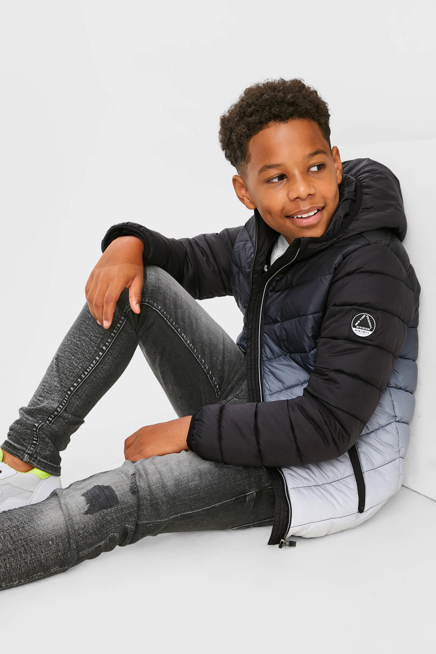 Куртка для хлопчика C&A демісезонна розмір 140 см Сірий/Чорний (2137750) - фото 3 Куртка для хлопчика C&A демісезонна розмір 140 см Сірий/Чорний (2137750) - фото 3