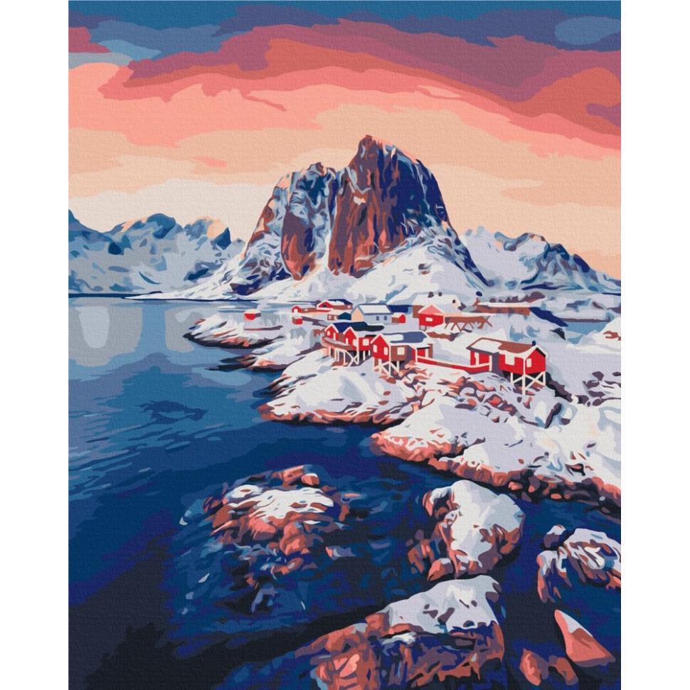 Картина за номерами Brushme Світанок на Лофотенських островах BS52770 40х50 см (RLT56101) Картина за номерами Brushme Світанок на Лофотенських островах BS52770 40х50 см (RLT56101)