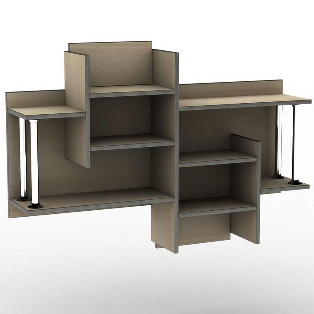 Полиця навісна Тиса Меблі ПУ-17 Бук (9001935)