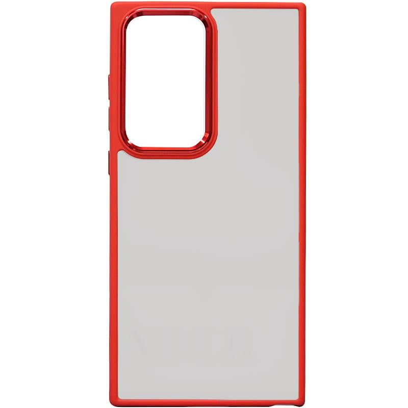 Протиударний Чохол Epik для Samsung Galaxy S22 Ultra North Guard TPU+PC Red