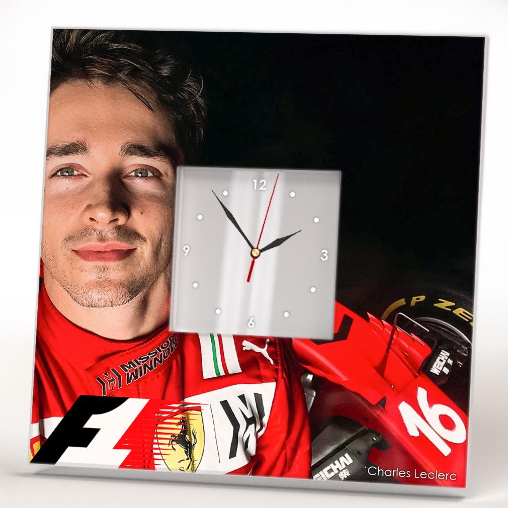 Часы Шарль Леклер Formula F1 260x260 мм (C04408)