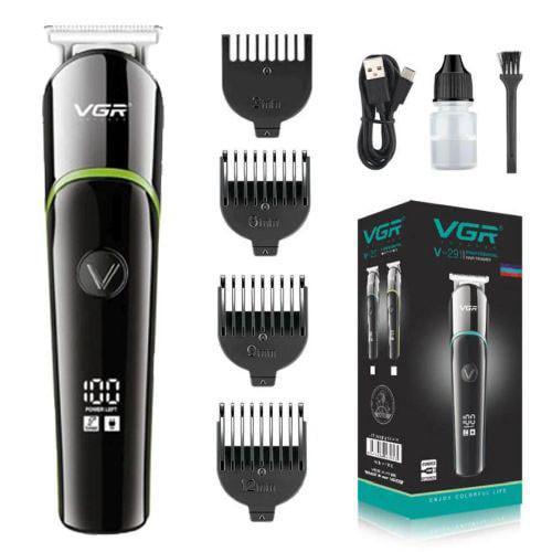 Машинка для стрижки волосся/бороди/усів VGR V-291 Professional 4 насадки (2271720387)