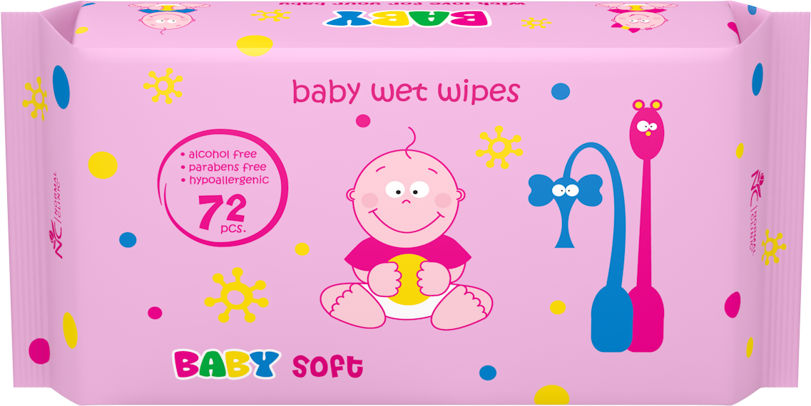 Влажная салфетка для детей Normal cliniс Baby Soft 72 шт. (10757872)