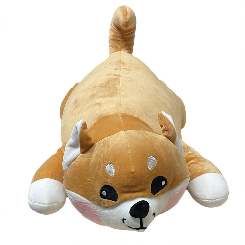 М'яка іграшка Bambi Акіта-іну L1125 з пледом 60 см Brown (RLT48457)