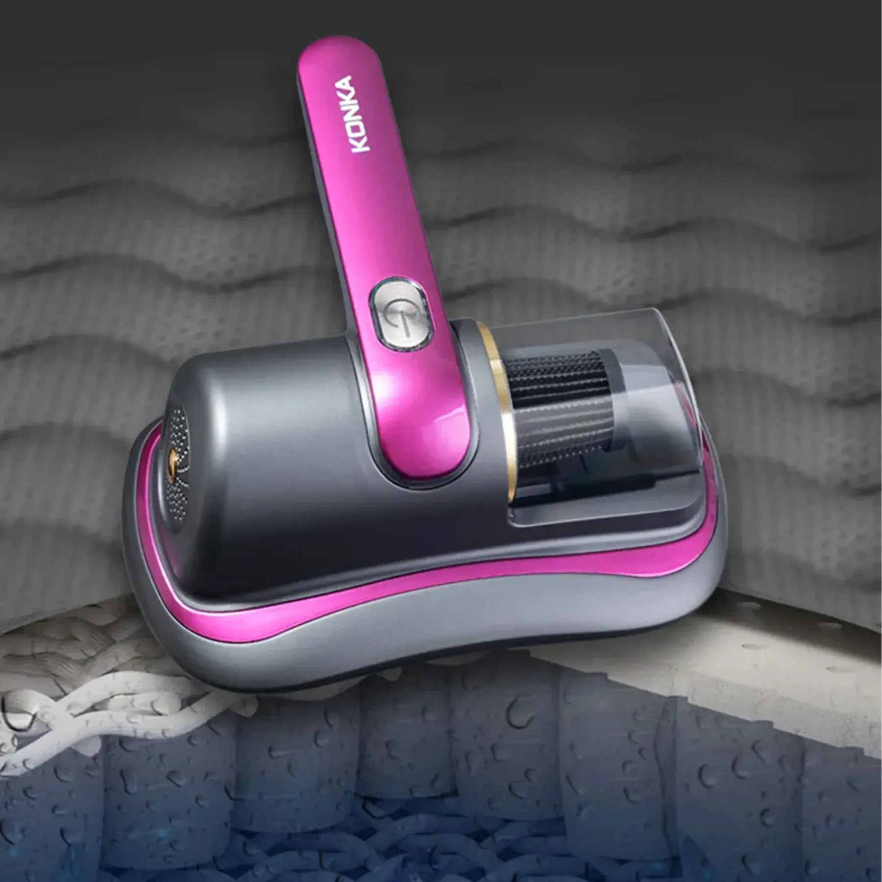 Пилосос ручний від пилових кліщів Konka 816 з USB 250 мл акумуляторний Фіолетовий (25369634) - фото 4 Пилосос ручний від пилових кліщів Konka 816 з USB 250 мл акумуляторний Фіолетовий (25369634) - фото 4