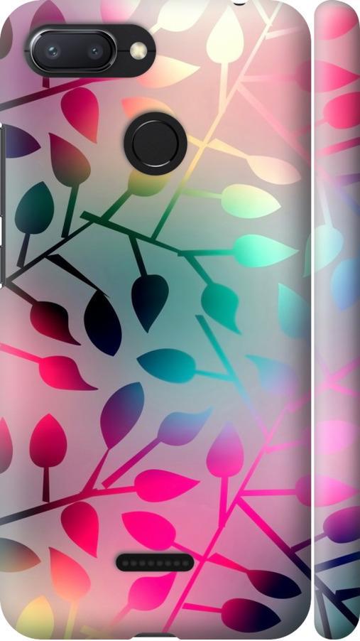 Чехол на Xiaomi Redmi 6 Листья (2235m-1521-42517)