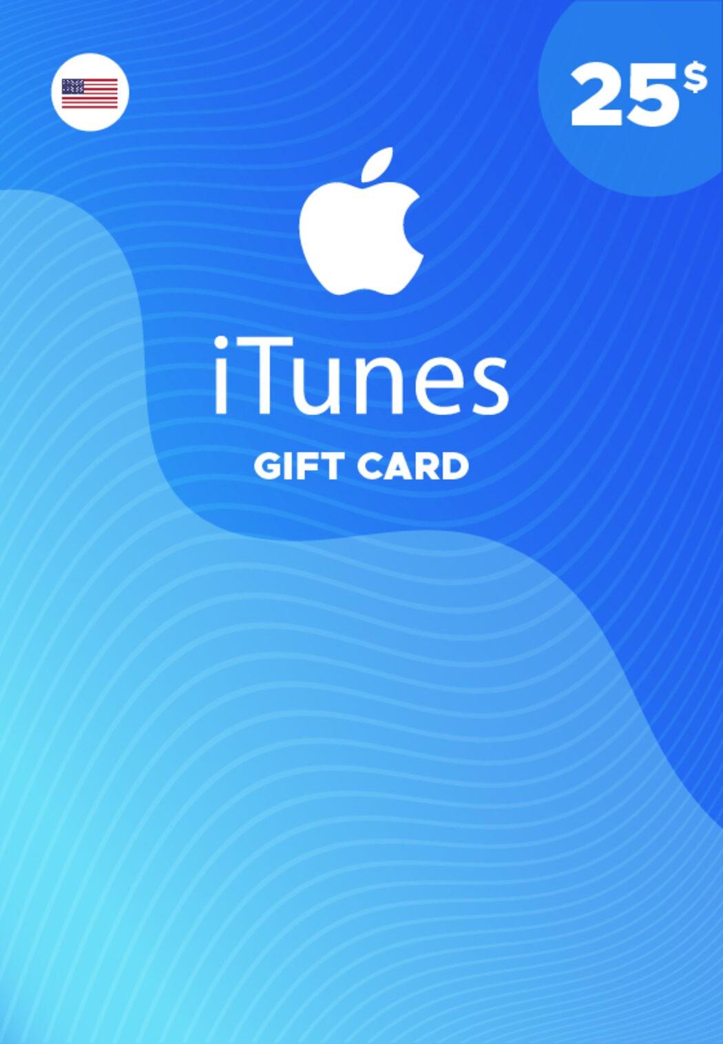 Подарочная карта iTunes Apple/App Store Gift Card 25 usd US-регион