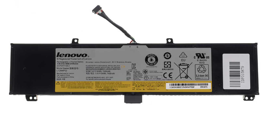 Аккумулятор для ноутбука Lenovo Y70-70 7400 mAh 108V 80 Wh