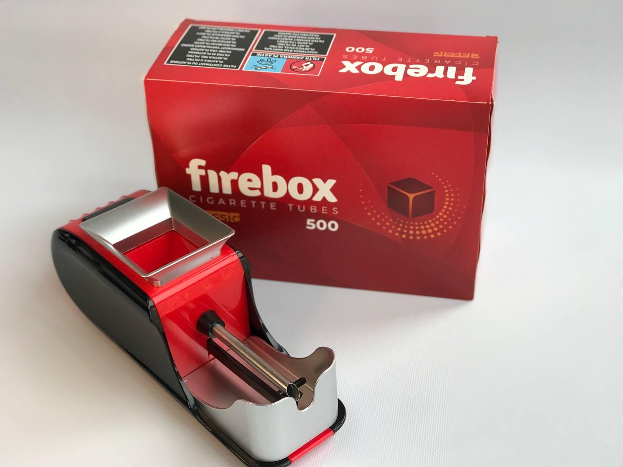 Набір електрична машинка для набивання сигарет Gerui 12-002 із гільзами Firebox 500 шт. (10009) - фото 1