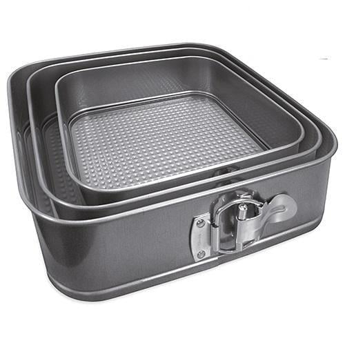 Формы разъемные Stenson MH-0760 Квадрат 21/23,5/26x7 см 3 шт. (547044)