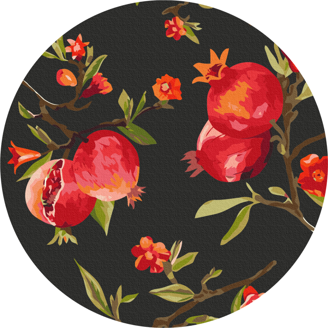 Картина по номерам Brushme Гранатовое дерево L 40 см (RC00045L)