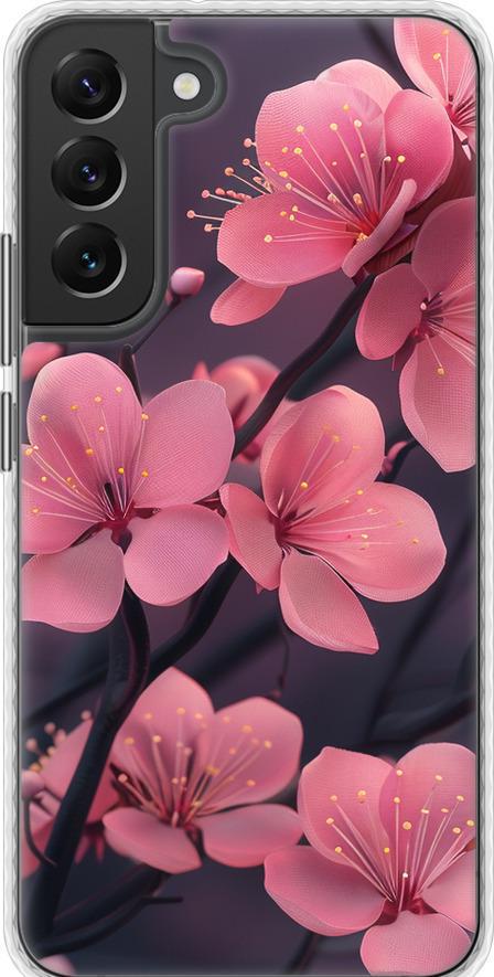 Чехол на Samsung Galaxy S22 Plus Пурпурная сакура (6075pc-2495-42517)