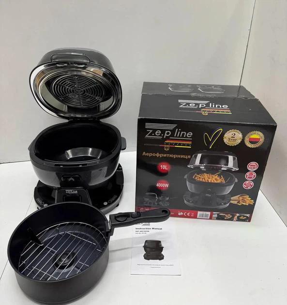 Аэрофритюрница Zepline ZP-140 Smart с сенсорным экраном 10 л 4000 Вт Черный (ZP-140) - фото 5