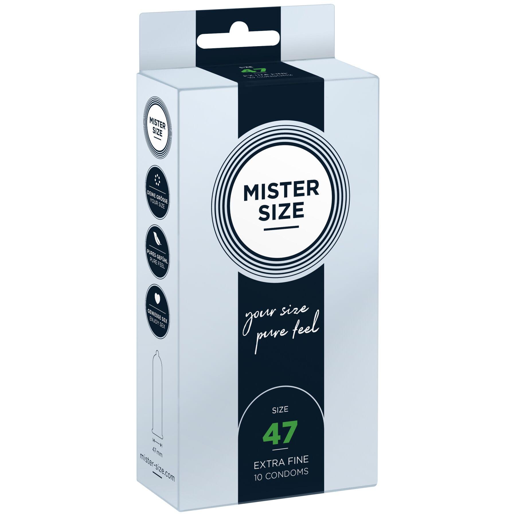 Презервативи Mister Size Pure Feel 0,05 мм. 47 10 шт. (SO8042)