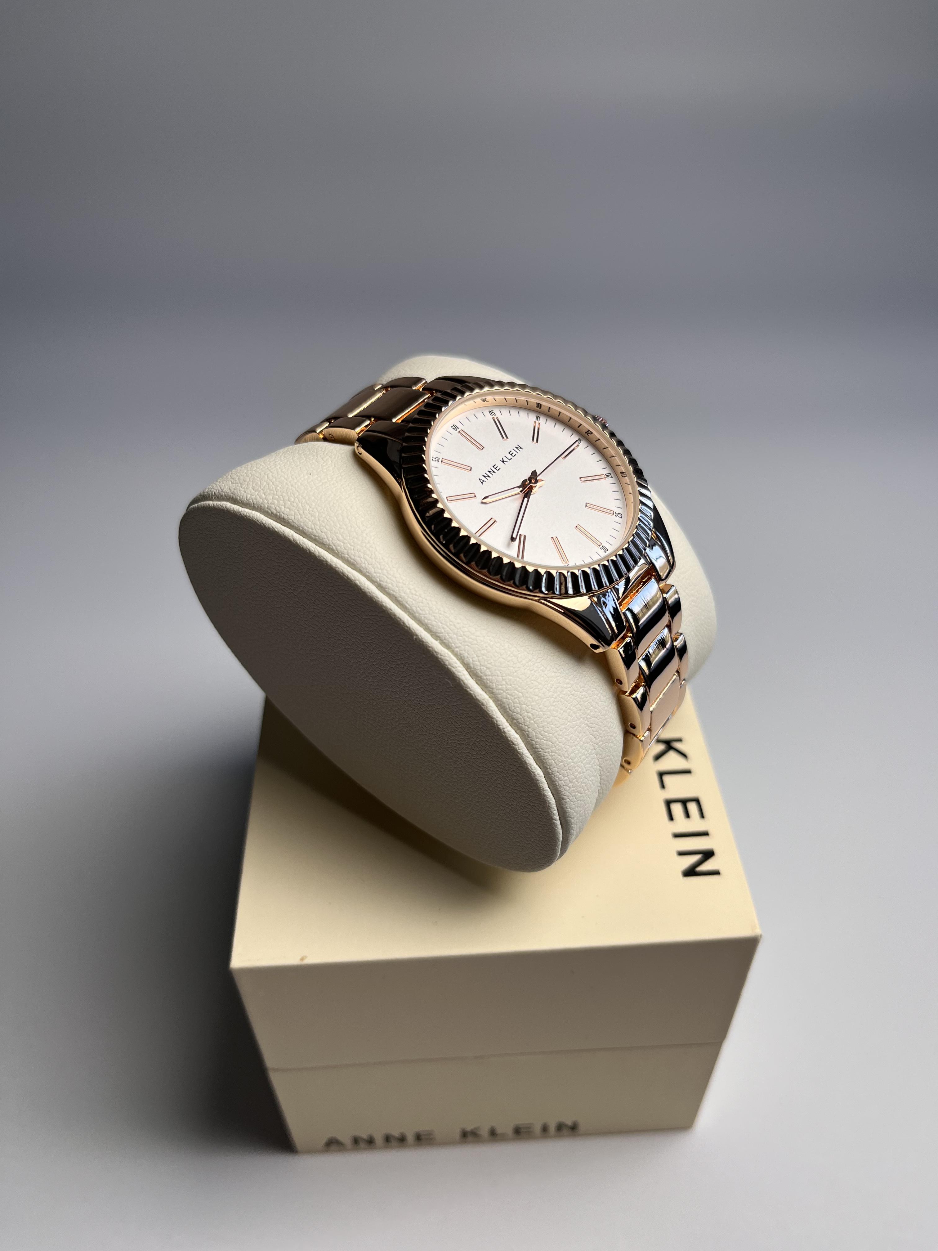 Часы женские Anne Klein AK/4172SVRG Золотистый (15359818) - фото 4 Часы женские Anne Klein AK/4172SVRG Золотистый (15359818) - фото 4